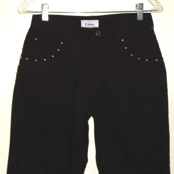 Vintage Jrs.com Black Silver Studed Capri Pants - Picture 4 of 7